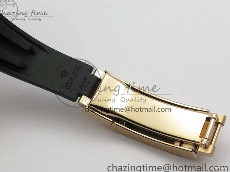 MiroTime 0523 Yacht-Master 116655 UBF 1:1 Best Edition 3D Black Ceramic Bezel on Black Rubber Strap A2836(Free Extra Strap) SunProtective 3061